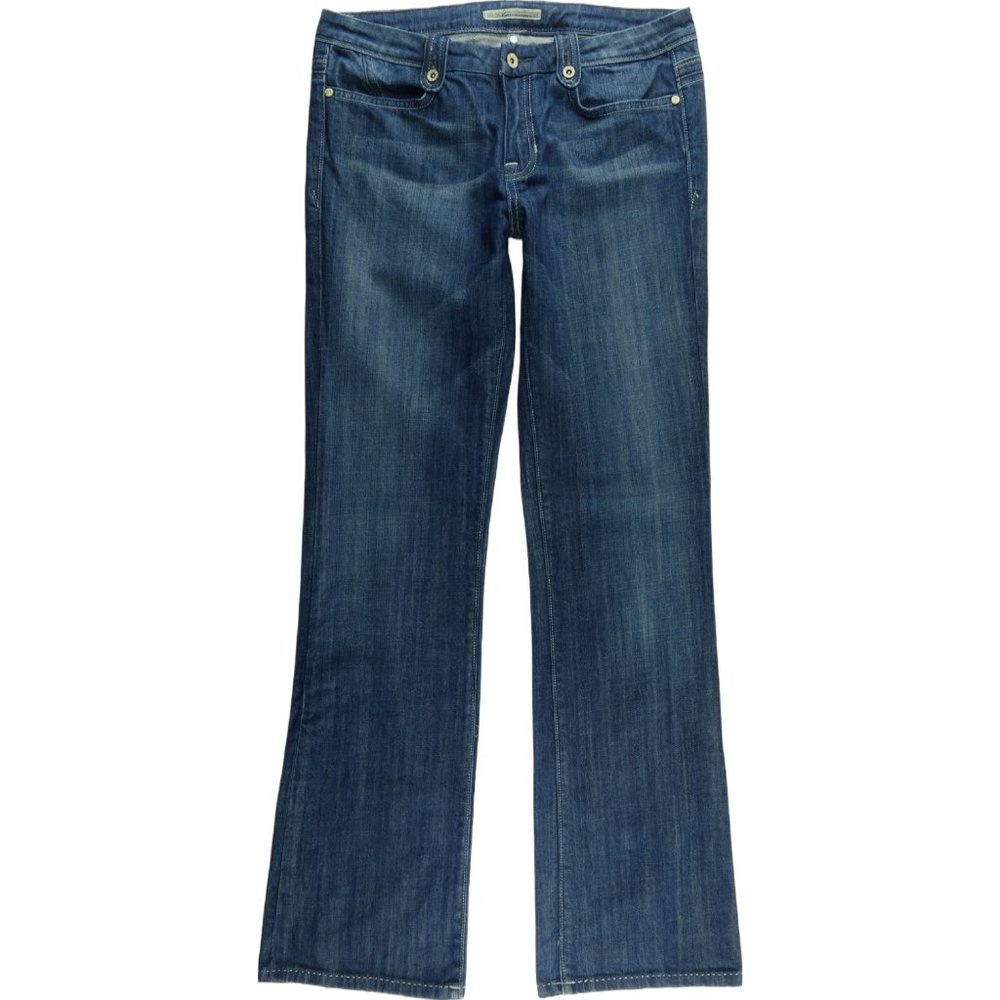 Anoname Nadia Boot Cut Jeans Women's 31 Stretch Mid Rise C872